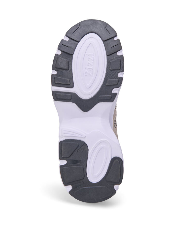 Wide fit - Sneakers with elastic laces, Birch, Packshot image number 4