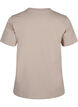 Basic cotton T-shirt with round neck, Beige, Packshot image number 1