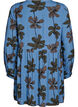 Long-sleeved tunic with a seam, Blue, Packshot image number 1