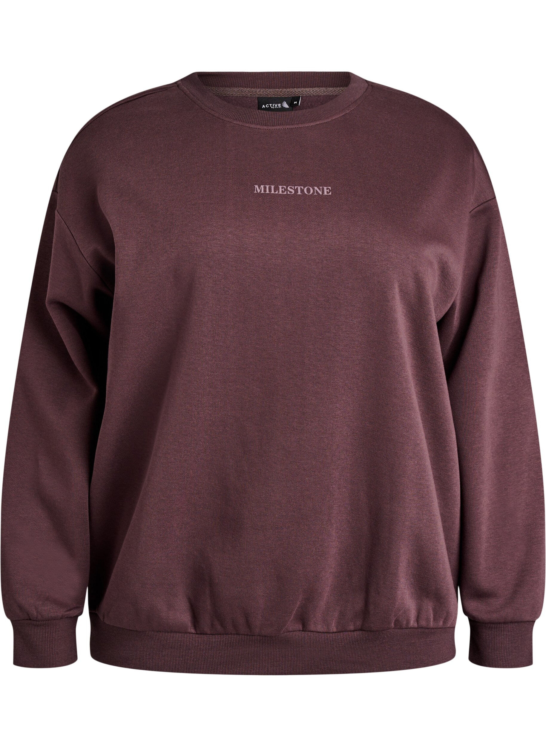 Sweatshirt with statement detail