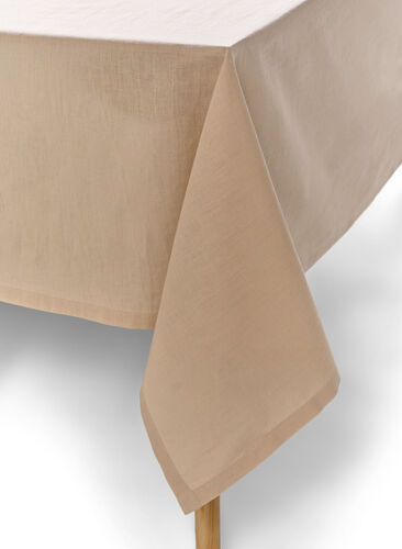 Cotton tablecloth, Oxford Tan, Packshot image number 1