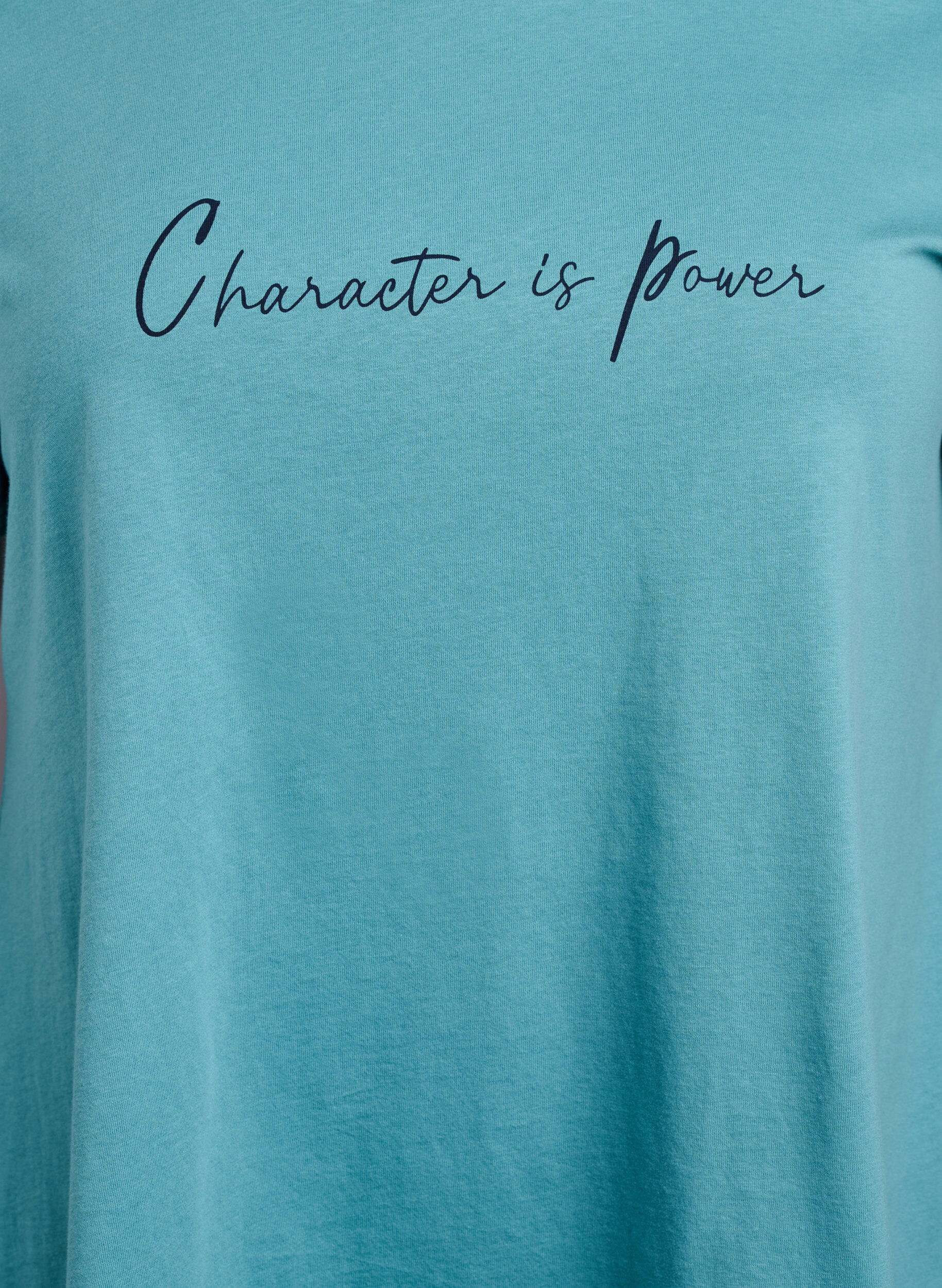 ZizzifashionT-shirt with a round neck and A-line shape, Green, Packshot image number 2