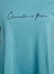 T-shirt with a round neck and A-line shape, Green, Packshot image number 2