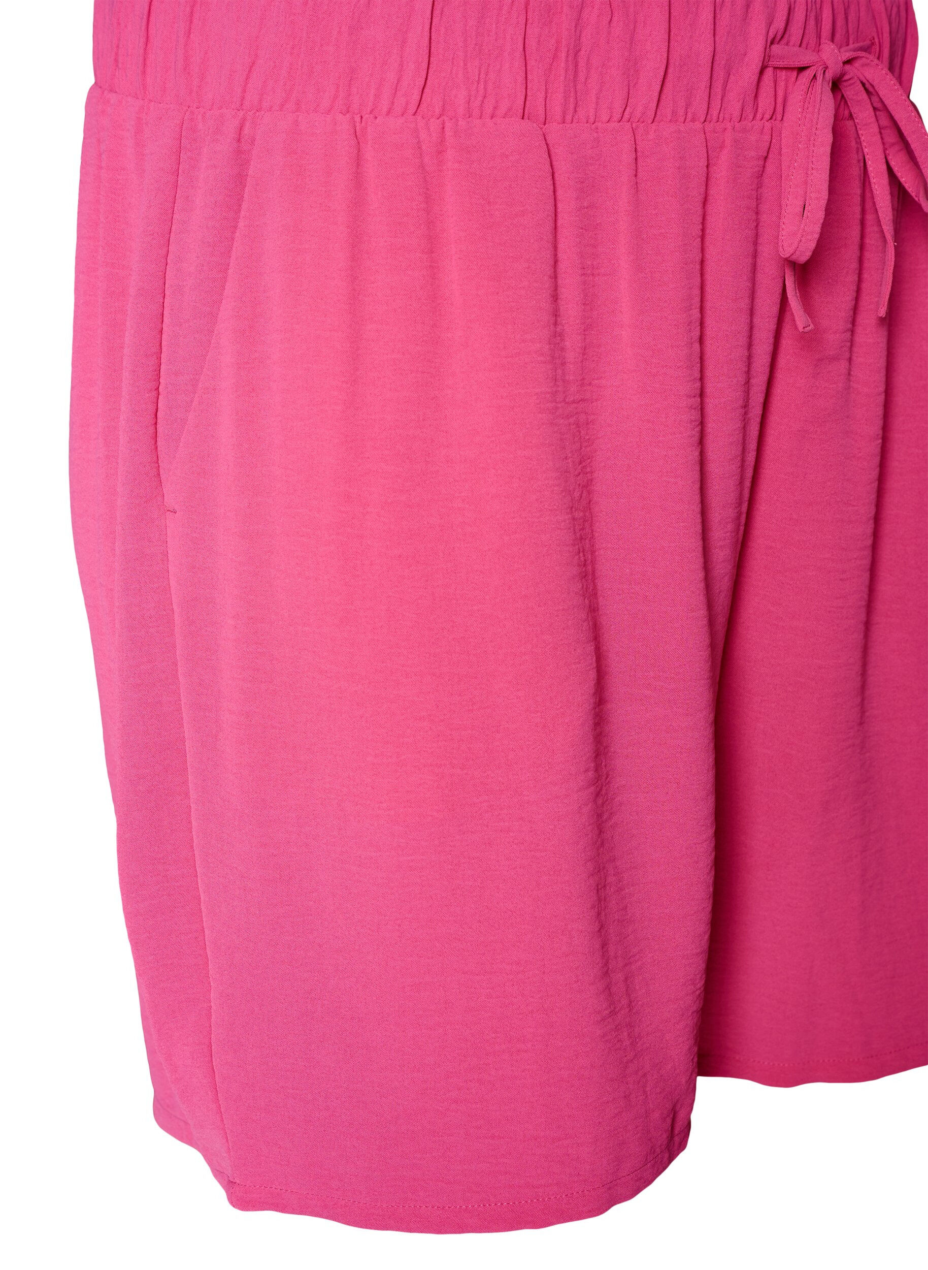 ZizzifashionShorts with pockets and elastic waistband, Rose, Packshot image number 2