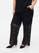 Lace pants with pockets, Black, Model image number 2