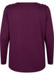 Blouse with decorative buttons, Purple, Packshot image number 1