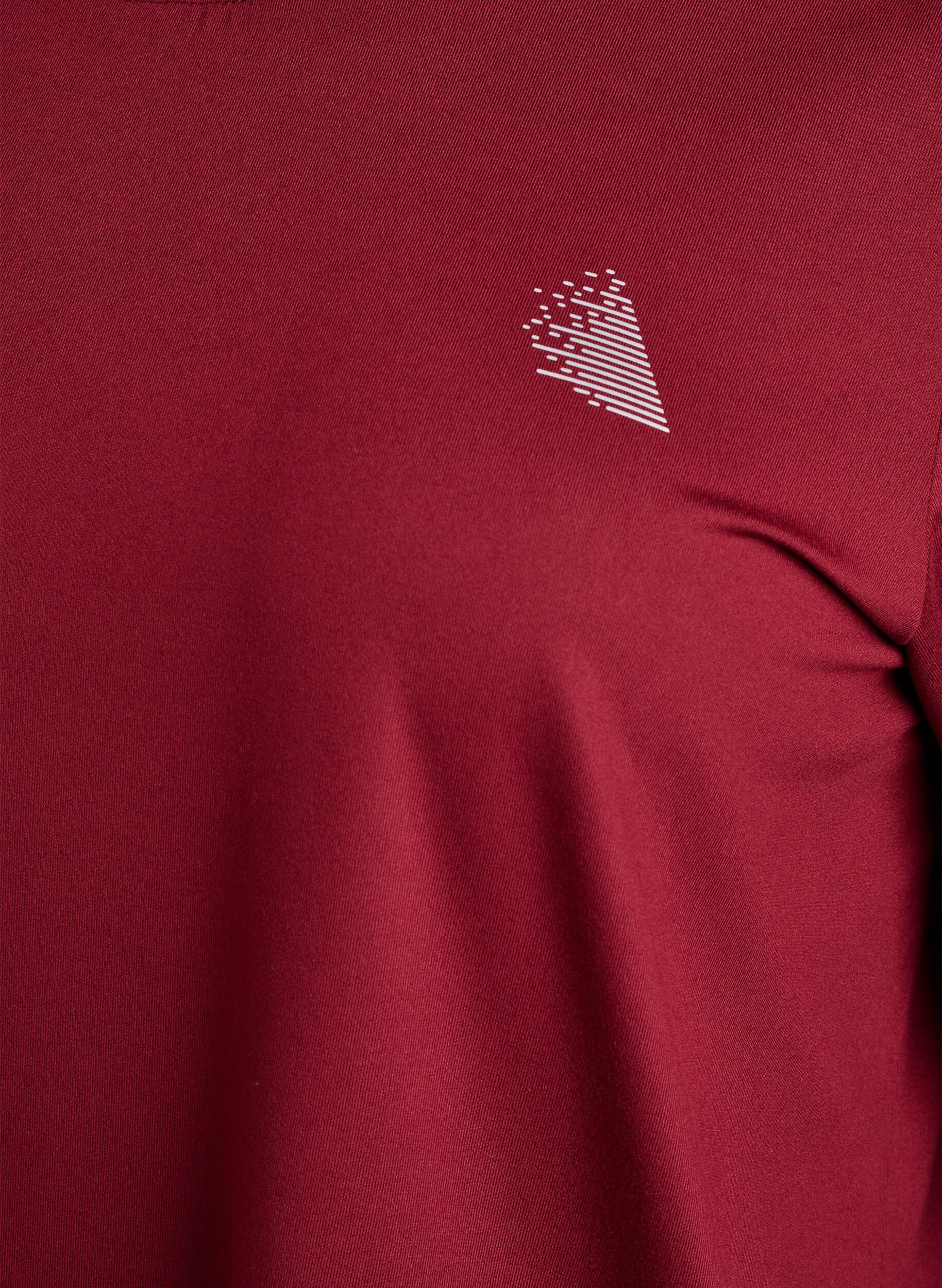 ZizzifashionSports top with 3/4 sleeves, Red, Packshot image number 2