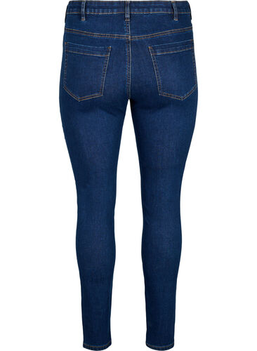 Amy jeans with a high waist and super slim fit, Dark blue, Packshot image number 1