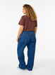 Wide leg jeans with high waist, Blue, Model image number 1