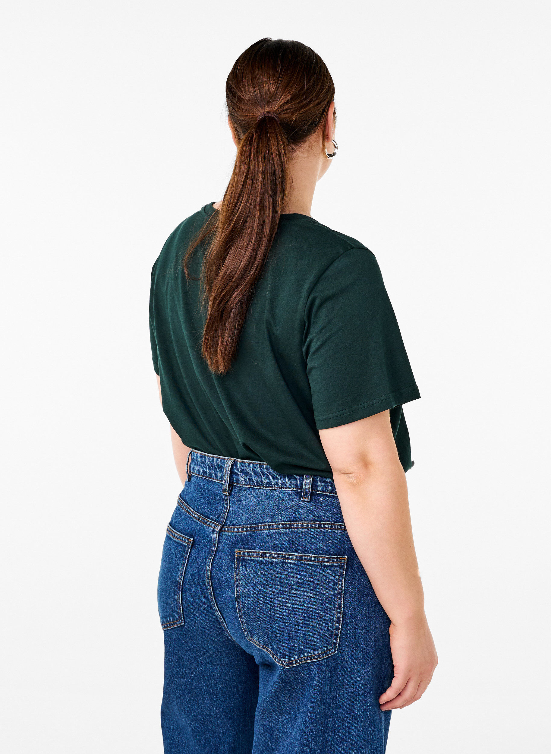 Zizzifashion Christmas t-shirts in 100% cotton, Scarab w. Tree, Model image number 1