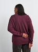 Cardigan with round buttons, Red, Model image number 2