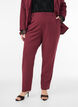 Trousers with pockets and straight legs, Red, Model image number 2