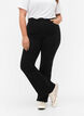 High waisted jeans with bootcut, Black, Model image number 2