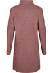 FLASH - Knitted dress with turtleneck, Red, Packshot image number 1