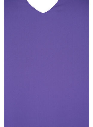 with 3/4 sleeves and v cutting, Ultra Violet, Packshot image number 2