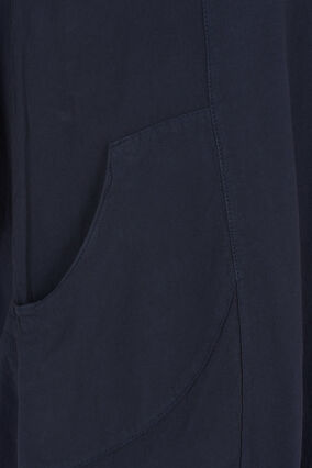 Short-sleeved cotton dress, Night Sky, Packshot image number 3