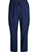 High-waisted cargo trousers, Blue, Packshot image number 0