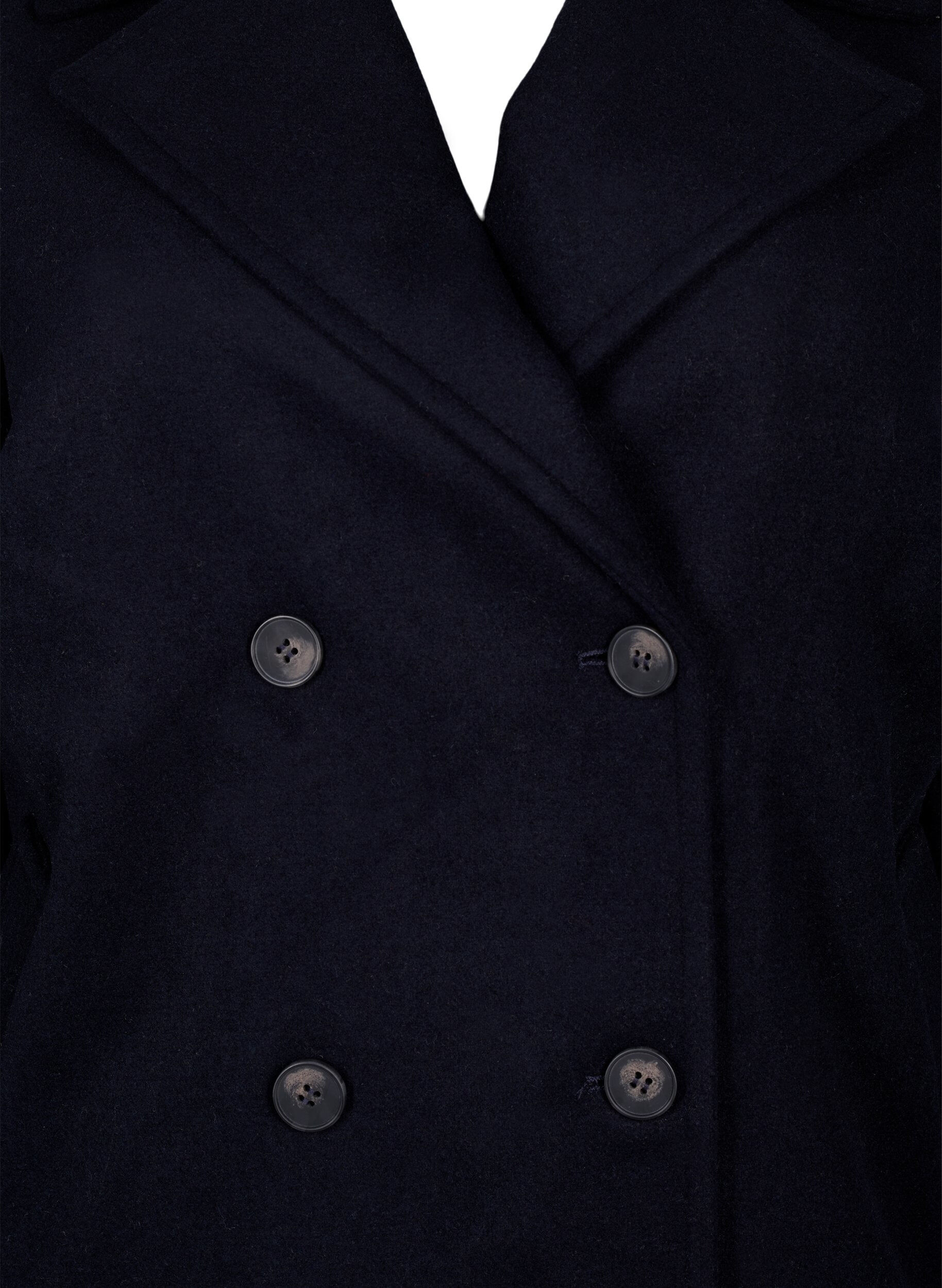 ZizzifashionShort coat with double-breasted button closure, Blue, Packshot image number 2