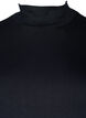 Long-sleeved blouse with high neck, Black, Packshot image number 2
