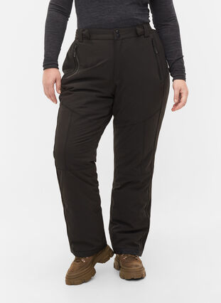Ski trousers, Black, Model image number 2