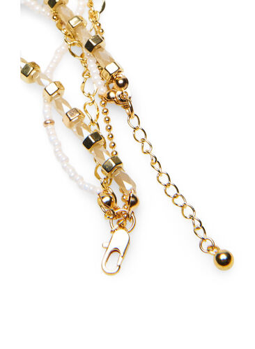Bracelet with pearls, Gold, Packshot image number 1
