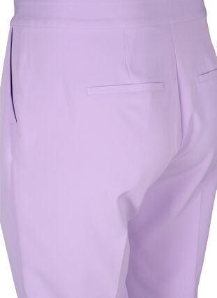 Cropped trousers with pockets, Orchid Bloom, Packshot image number 3