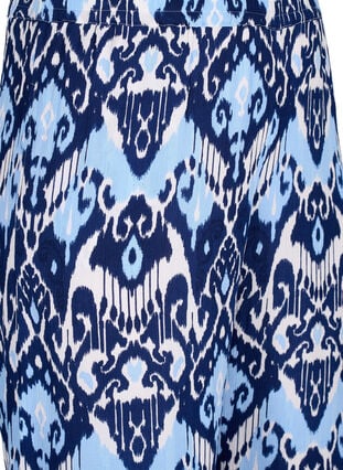 Viscose culotte trousers with print, Blue Ethnic AOP, Packshot image number 2