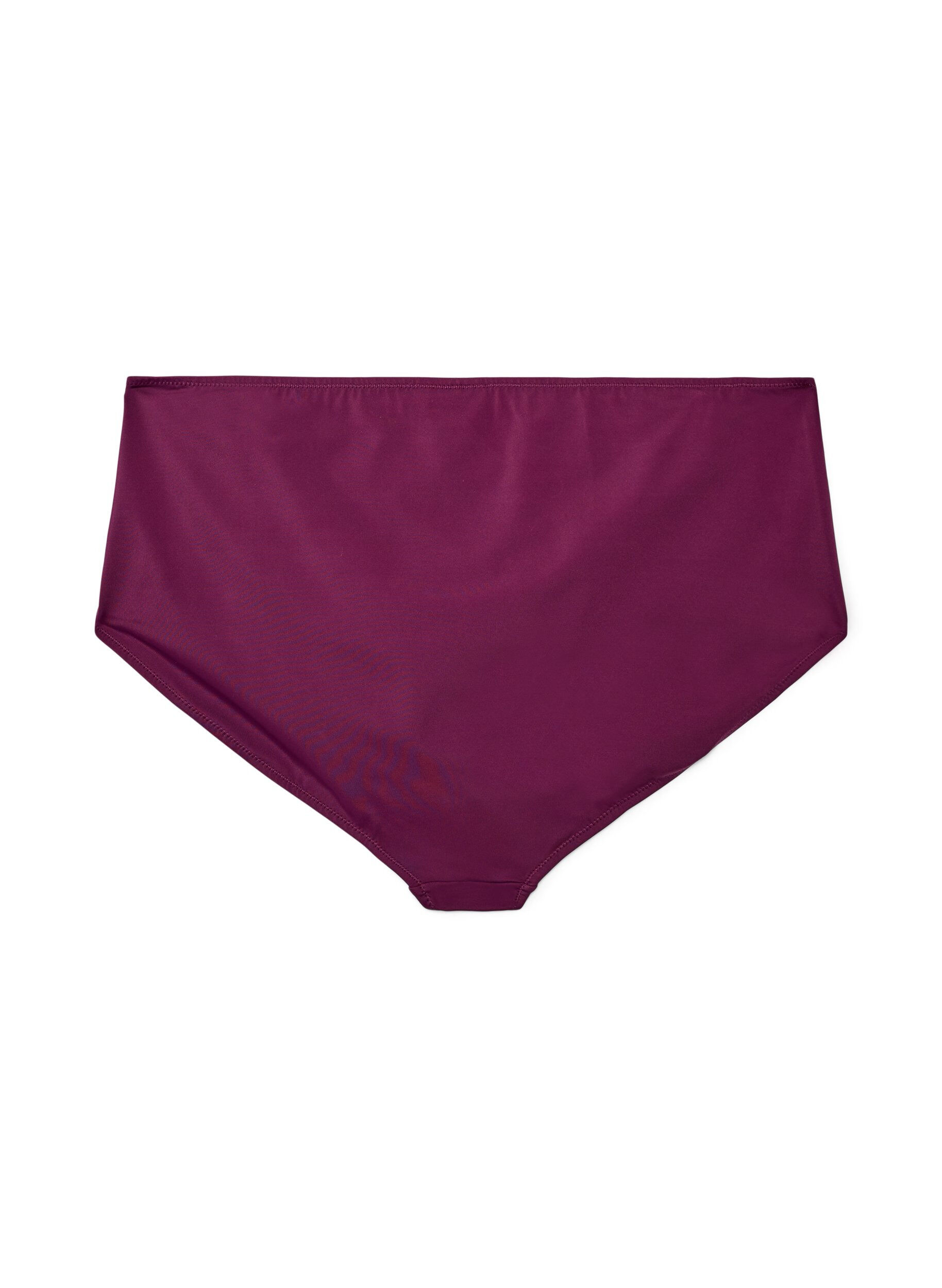 ZizzifashionHigh-waisted bikini briefs with draping, Purple, Packshot image number 1