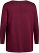 Knitted blouse in cotton-viscose blend, Dark Bordeaux, Packshot image number 1