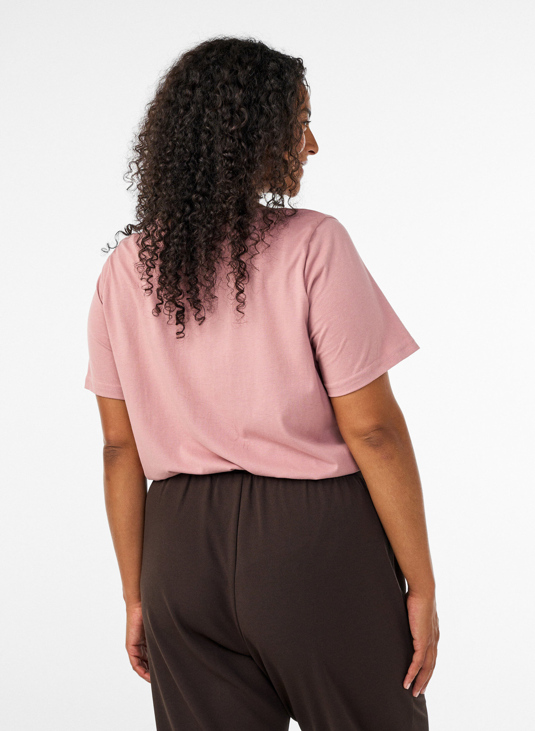 ZizzifashionT-shirt with motif, Red, Model image number 2