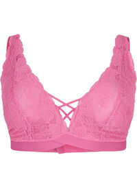 Support the breasts - Lace bra with thong details
