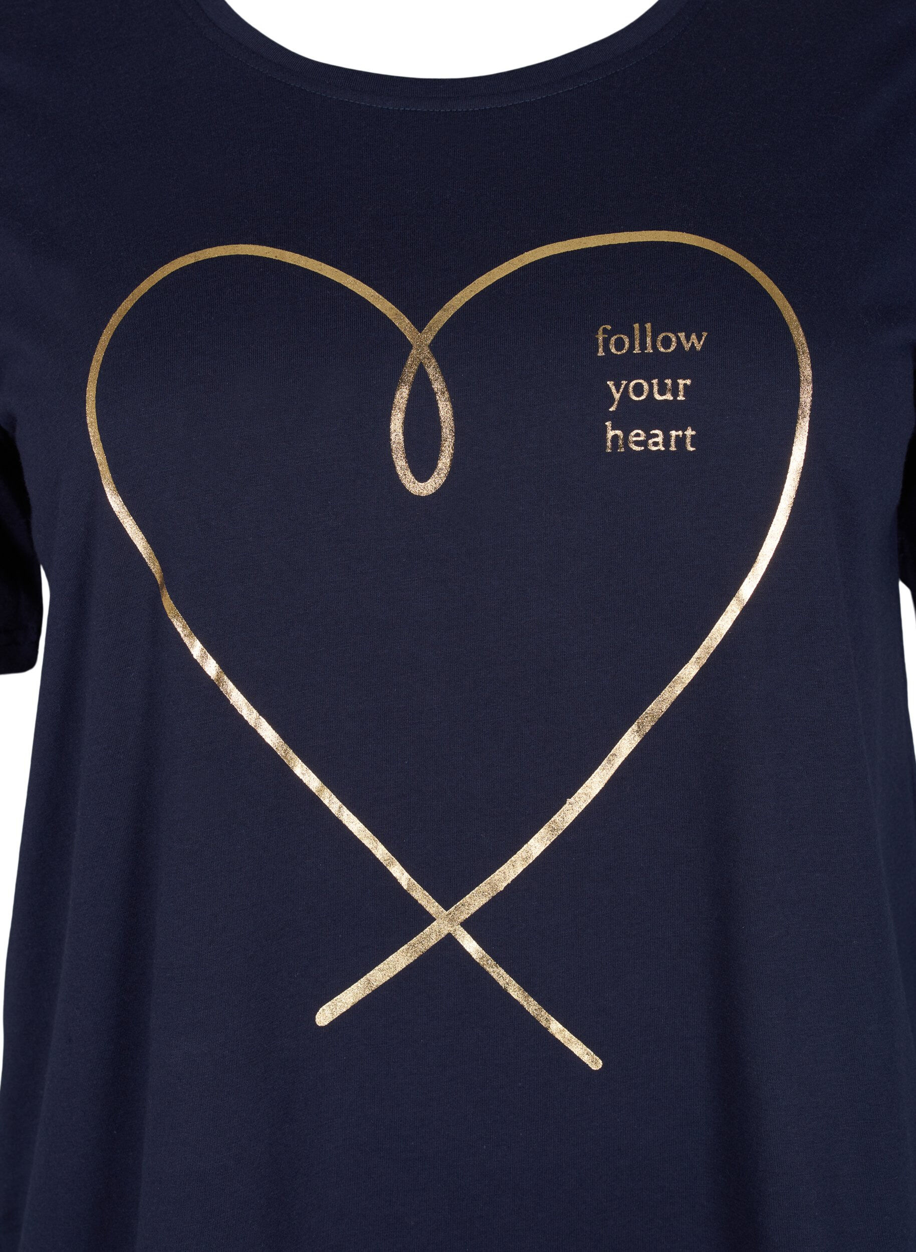 Zizzifashion FLASH - T-shirt with motif, Navy Blazer, Packshot image number 2