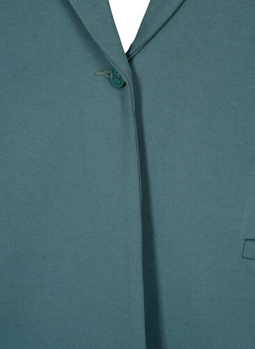 Simple blazer with button, Silver Pine, Packshot image number 2