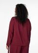 Track jacket with sporty details and zipper, Dark Bordeaux, Model image number 2