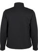 Sporty fleece jacket with pockets, Black, Packshot image number 1