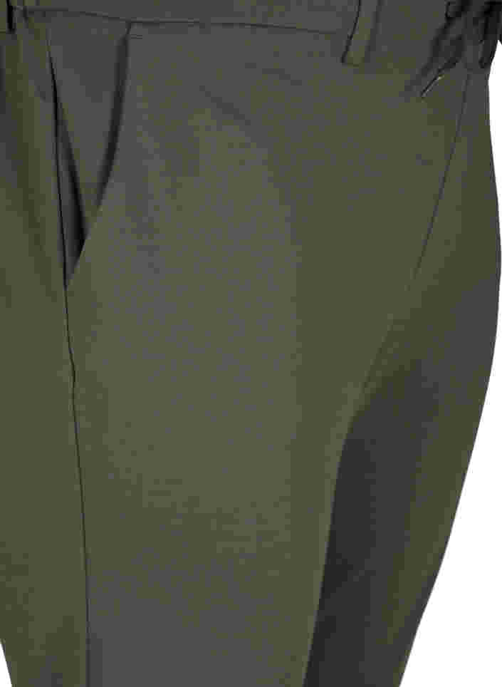 Cropped trousers with pockets, Thyme, Packshot image number 2