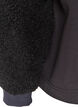 Sweatshirt with teddy sleeves and a high neck, Dark Grey, Packshot image number 3