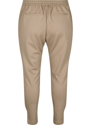 Cropped trousers with pockets, Silver Mink, Packshot image number 1