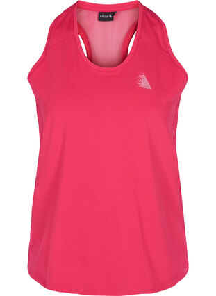 Sports top with racer back and mesh, Jazzy, Packshot image number 0