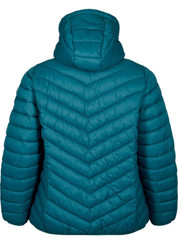 Lightweight jacket with hood, Deep Teal, Packshot image number 1