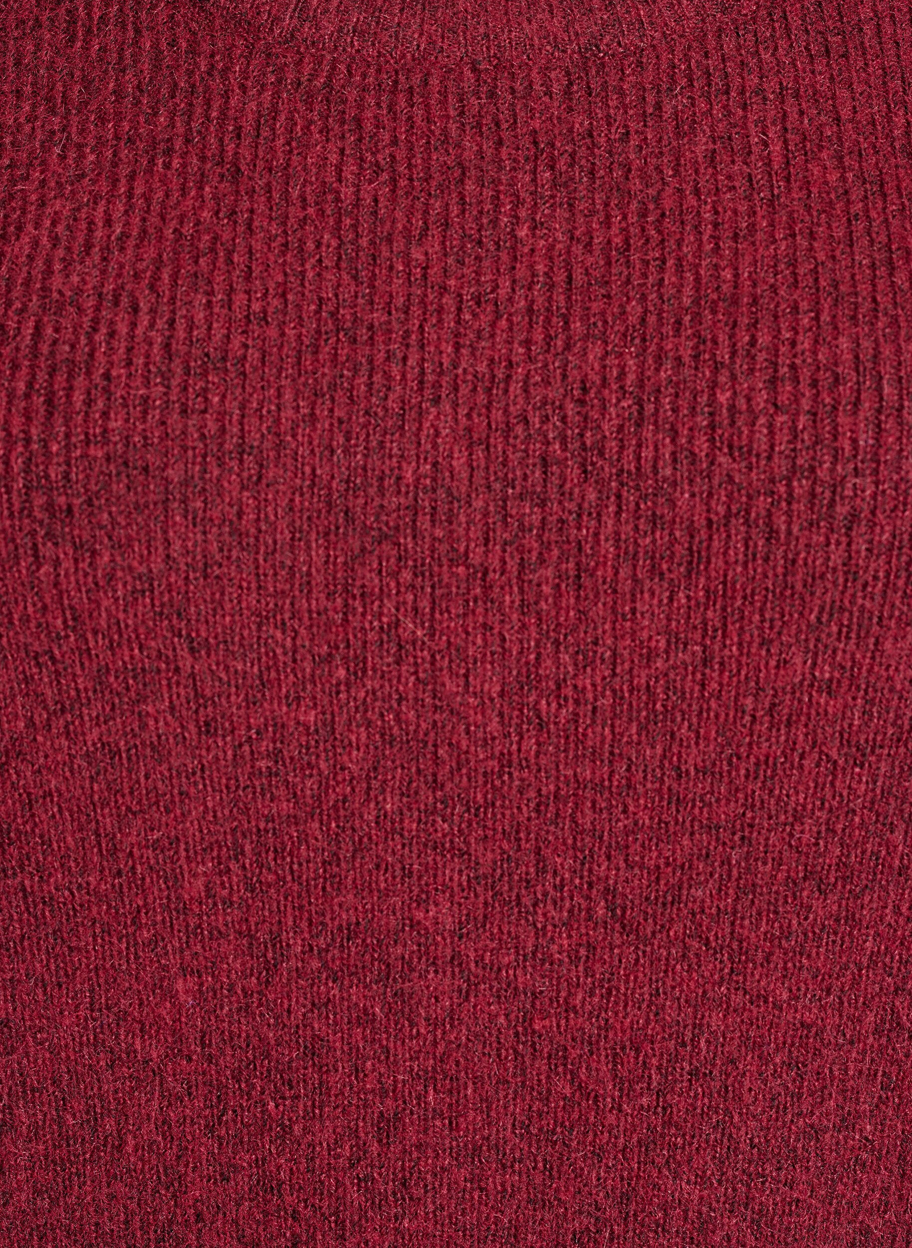 ZizzifashionMelange knit blouse with round neck, Red, Packshot image number 2