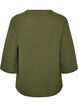 Blouse with 3/4 sleeves, Green, Packshot image number 1