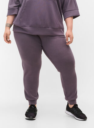 Loose joggers with pockets, Rabbit, Model image number 2
