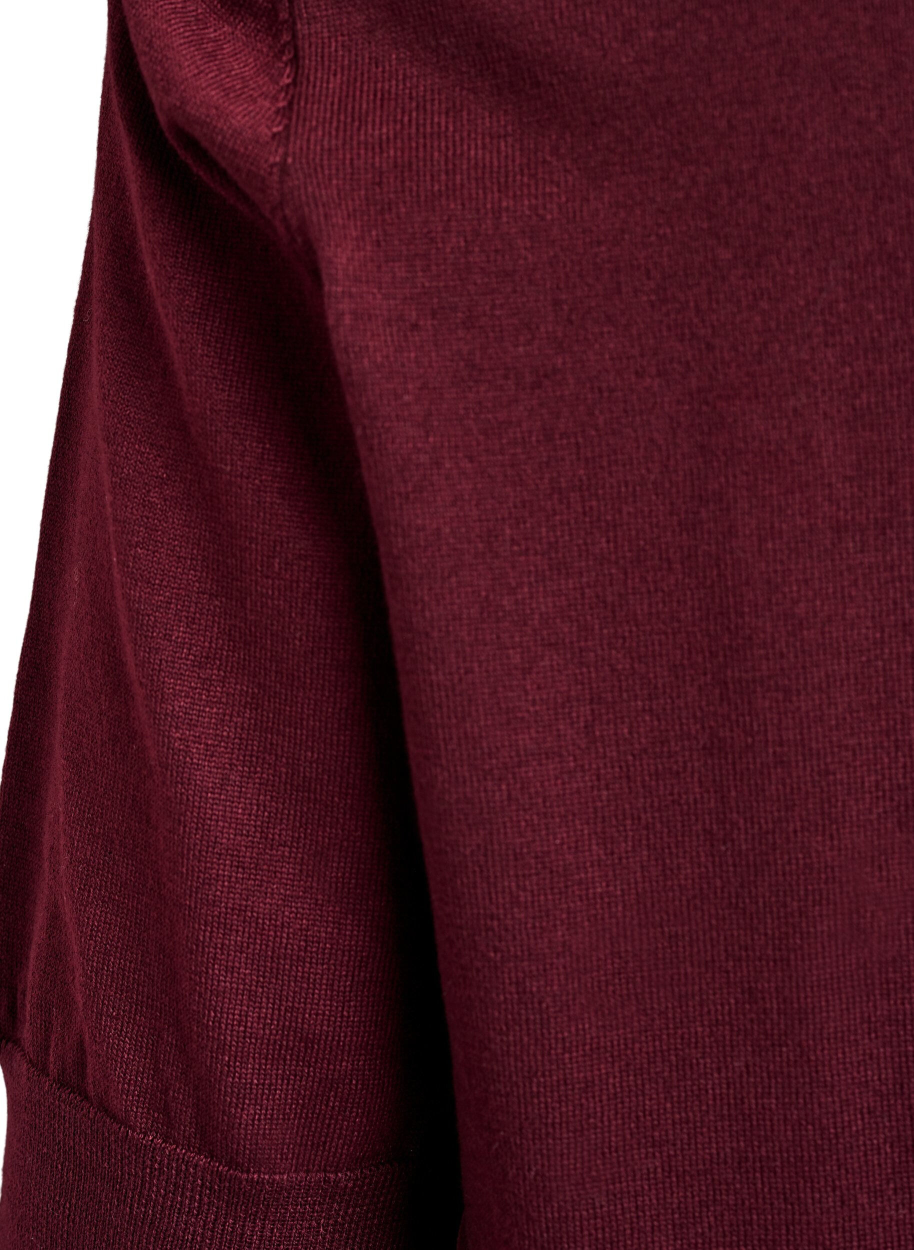 ZizzifashionFine-knit blouse with short sleeves, Red, Packshot image number 3