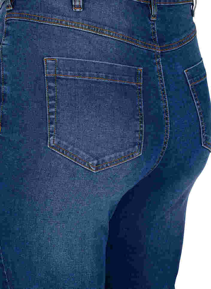 Extra high waisted Bea jeans with super slim fit, Blue denim, Packshot image number 3