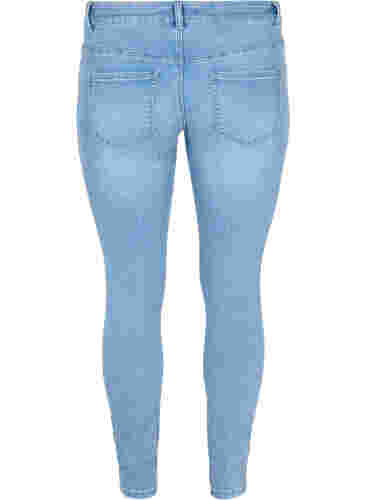 	 Extra slim Sanna jeans with embroidery detail, Light blue, Packshot image number 1