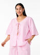 FLASH - Striped blouse with bows, Pink, Model image number 0