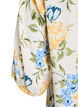 Viscose blouse with print and button fastening, Vanilla, Packshot image number 3