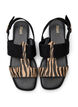 Wide fit - sandals with wide straps, Black, Packshot image number 2