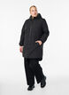 Lightweight padded parka with a hood, Black, Model image number 1